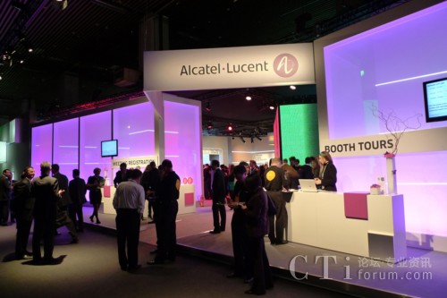 阿爾卡特朗訊展臺(tái)